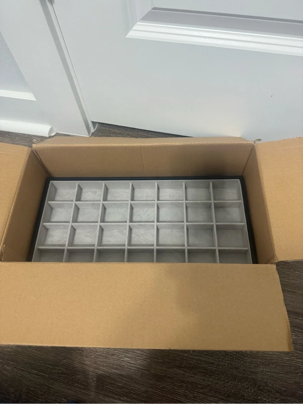 Drawer Organizer Tray Set in Light Gray - Home Storage & Organization